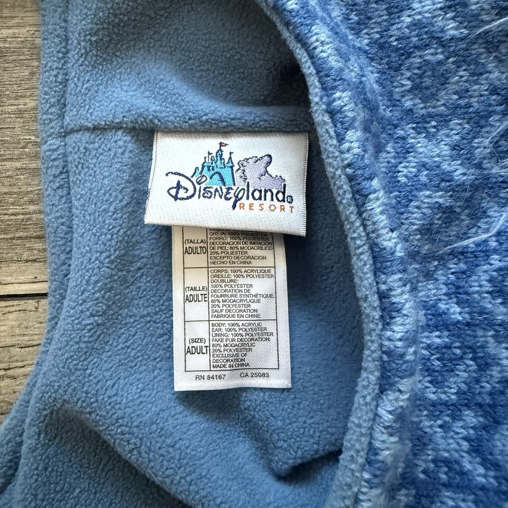 Disneyland Resort Stitch Experiment‎ 626 Knit Lined Beanie Fleece Hat Plush Ears - Picture 5 of 14